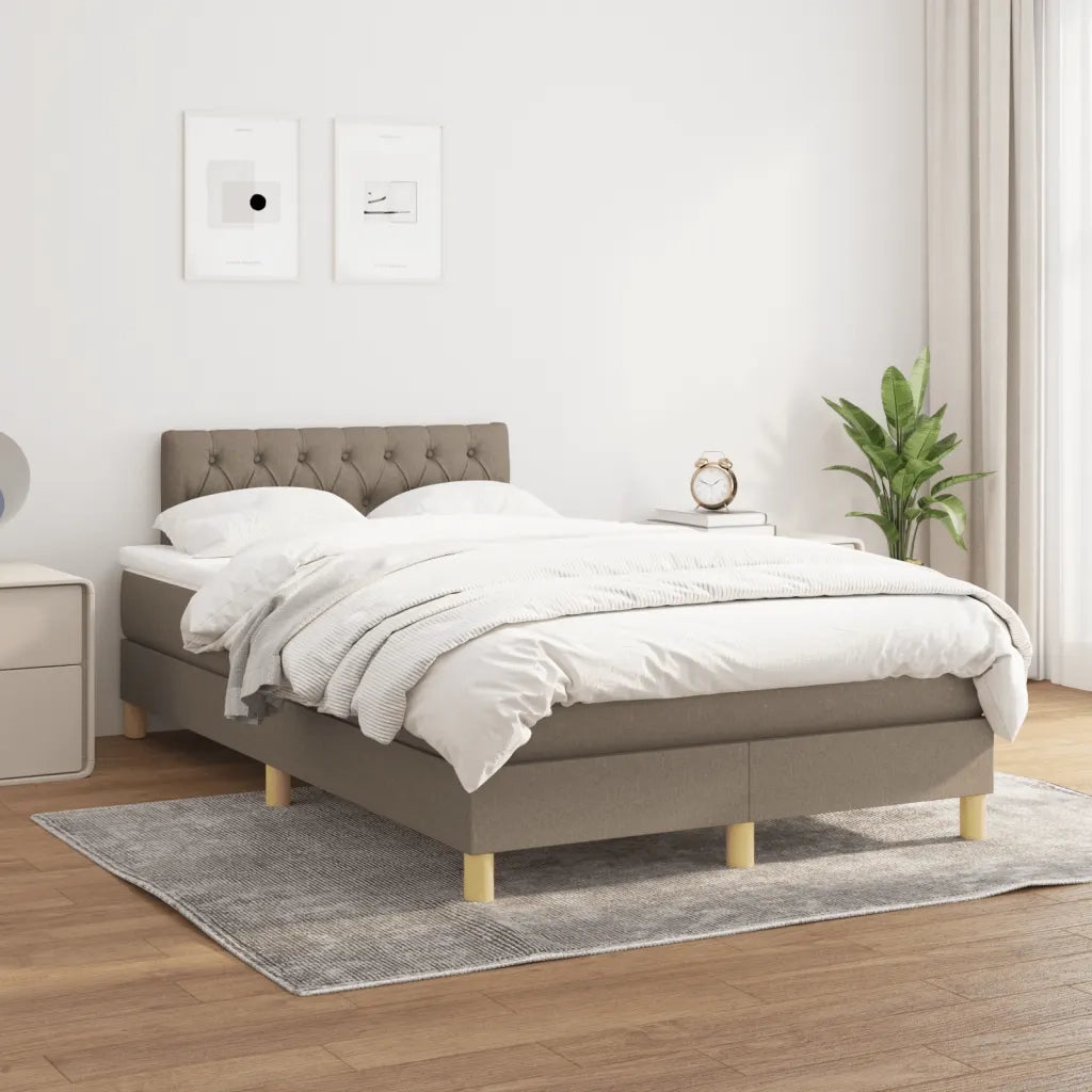 Giroletto a Molle con Materasso Tortora 120x190 cm in Tessutocod mxl 116018