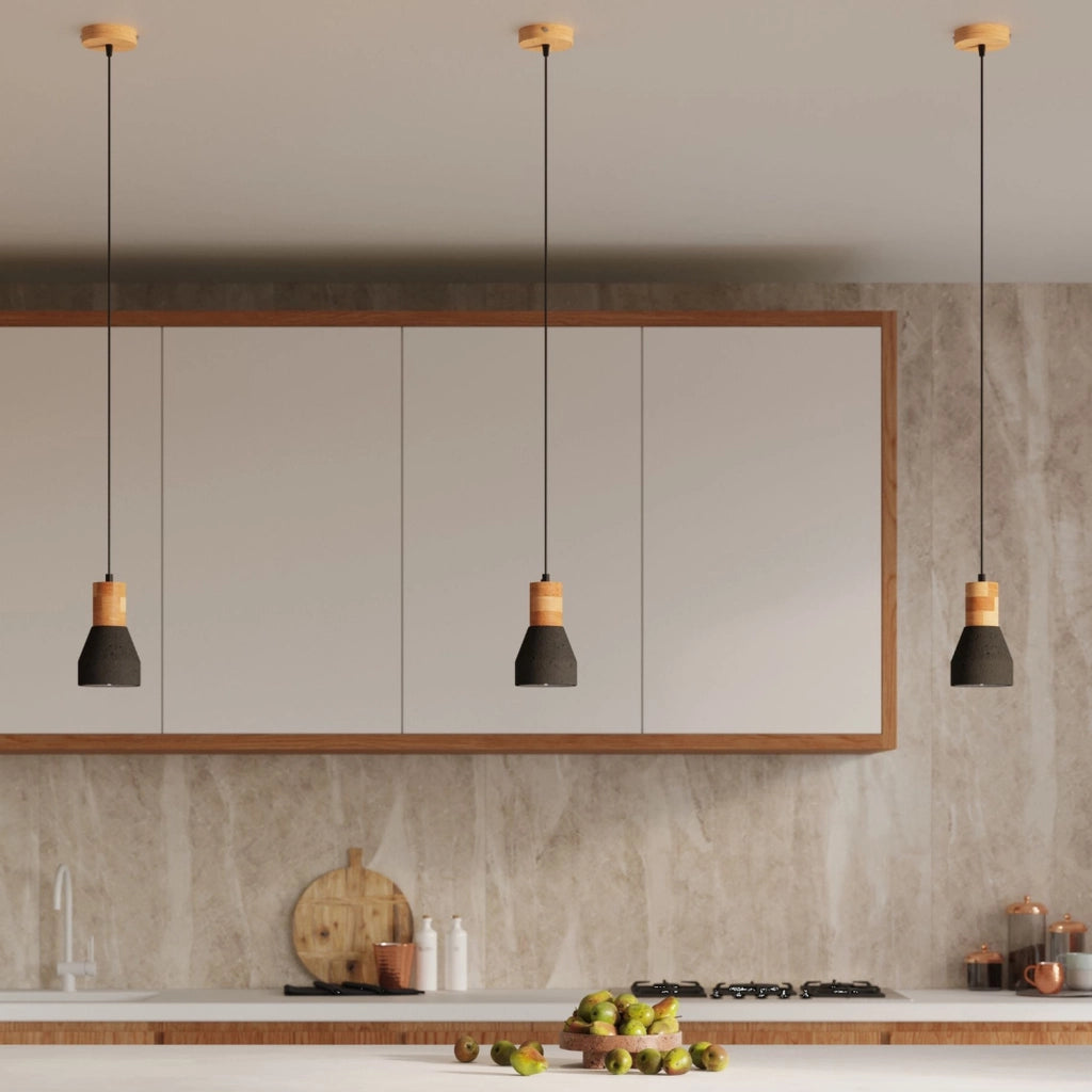 Lampada a sospensione QUBIC nero