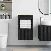 Mobile da Bagno Nero 30 x 35 x 50 cm Legno ingegnerizzato 890483