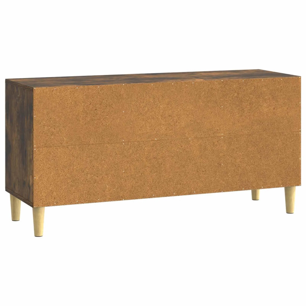 Mobile TV Rovere Fumo 102 x 34,5 x 50 cm Legno ingegnerizzato