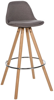 Barhocker Corbin Stoff Rund natura