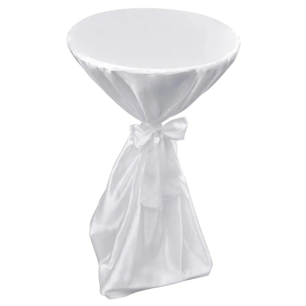 Copritavolo Bianco 80 cm con Fettuccia 2 pezzi CFW5996602
