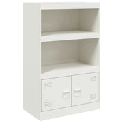 Credenza | Madia | Buffet da pranzo | Armadio da pranzo Bianca 67x39x107 cm in Acciaio