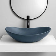 Lavabo Da Appoggio Rea Royal Blueberry Matt
