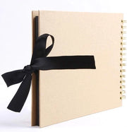 Fotoalbum Premium 215 x 150 mm con 30 pagine nere - Beige