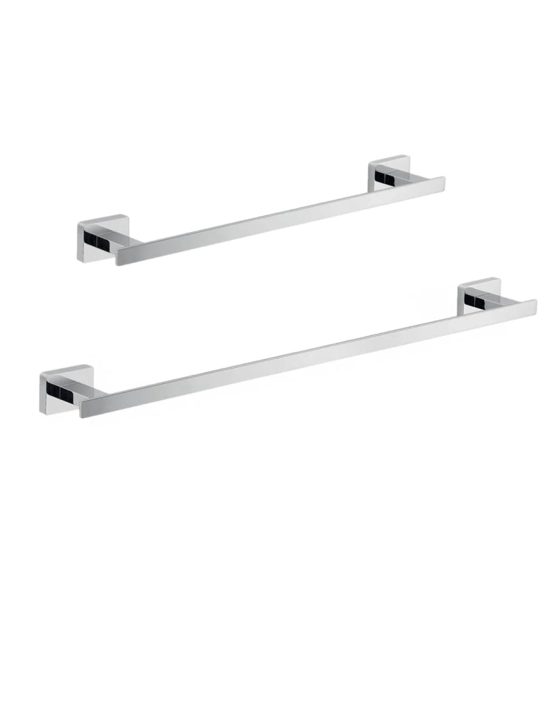 Set 2 portasalviette di GEDY linea Atena cromato