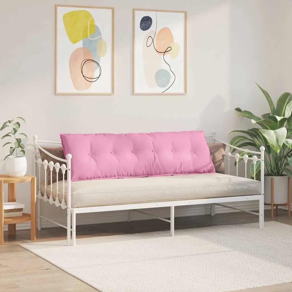 Cuscino per Schiena Rosa 160 x 19 x 50 cm Tessuto 42014888