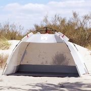 Tenda da Spiaggia 2 Persone-Tenda da campeggio Grigio Rilascio Rapido Impermeabile 539935