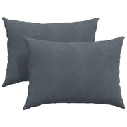 Cuscini da Divano 2 pz | Cuscini per sedie Grigio scuro 70 x 50 cm