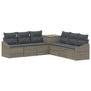 Set di divani 7 pcs Grigio e Grigio Scuro 3448744