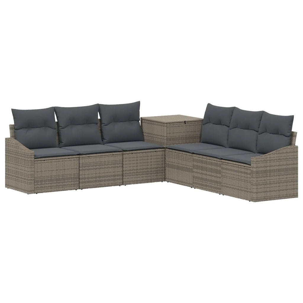 Set di divani 7 pz Grigio e Grigio Scuro 3448744