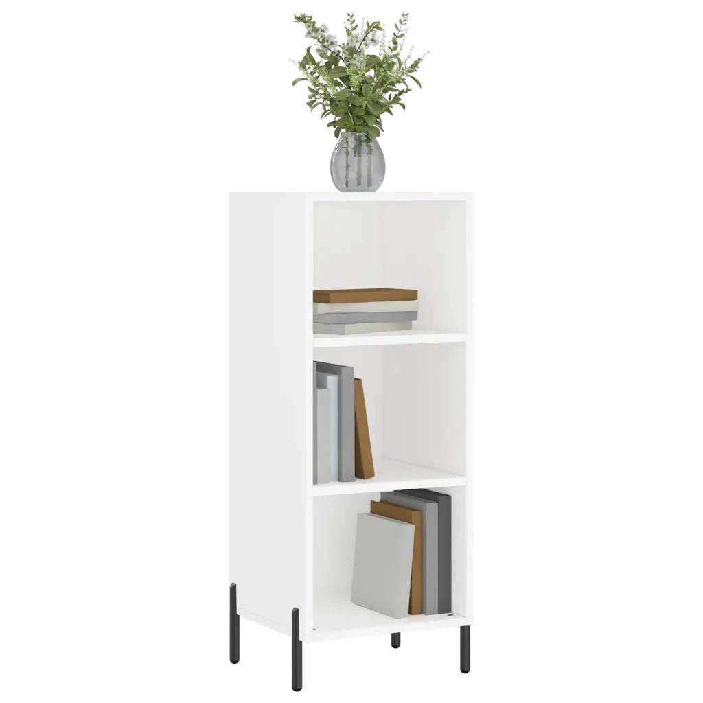 Credenza | Madia | Buffet da pranzo | Armadio da pranzo Bianca 34,5x32,5x90 cm in Legno Multistrato