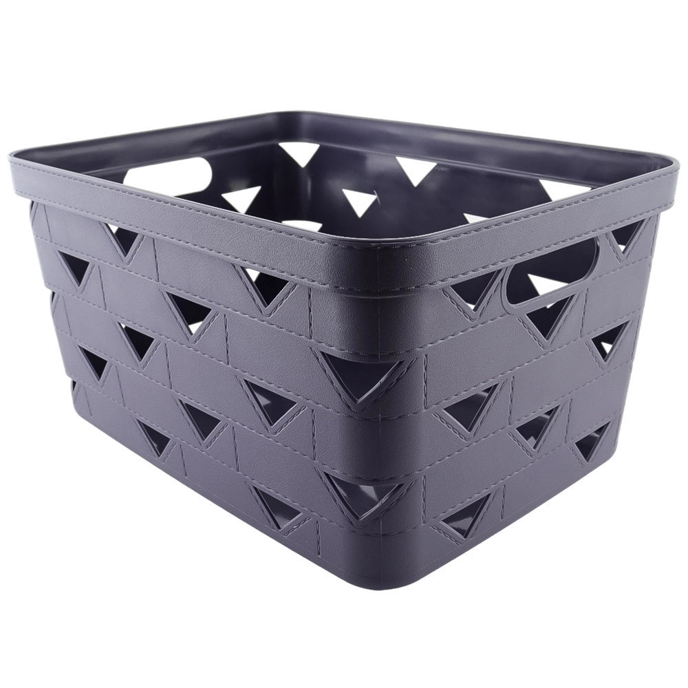 Trade Shop - Cesto Cestino Portatutto Oggetti Organizzatore Rettangolare 34x24.6x17.8cm 10720 -