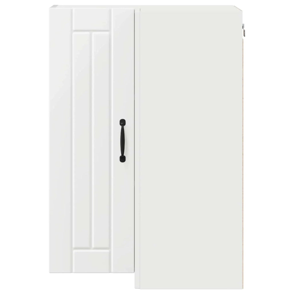 Mobile angolare per parete LUCCA Bianco 57 x 57 x 80 cm