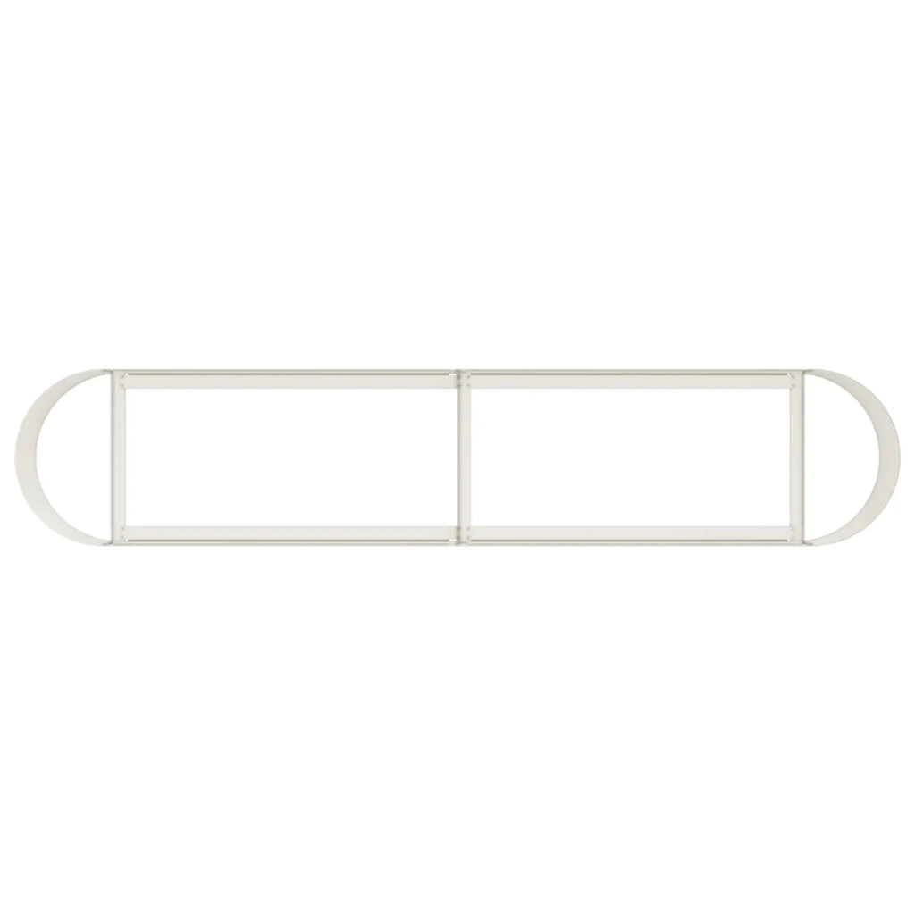 Letto rialzato da giardino Bianco 200 x 40 x 40 cm 8011692