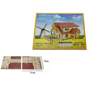 Trade Shop - Puzzle 3d In Legno Fattoria Modellino Modellismo Collezione Gioco Bambini 07341 -