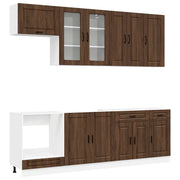 Unità Cucina PORTO 8 pcs Rovere Marrone Legno ingegnerizzato 3438180