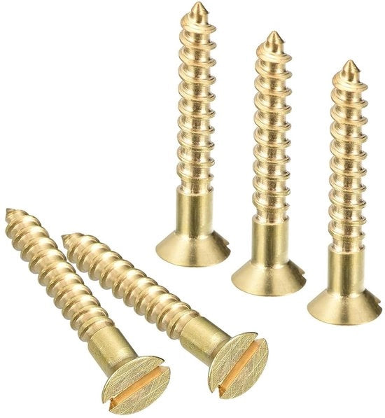 Viti a vitiello in acciaio inossidabile 40 pezzi M3 x 16 mm con guida a vite per lavorazione del legno - viti autoalimentanti per mobili