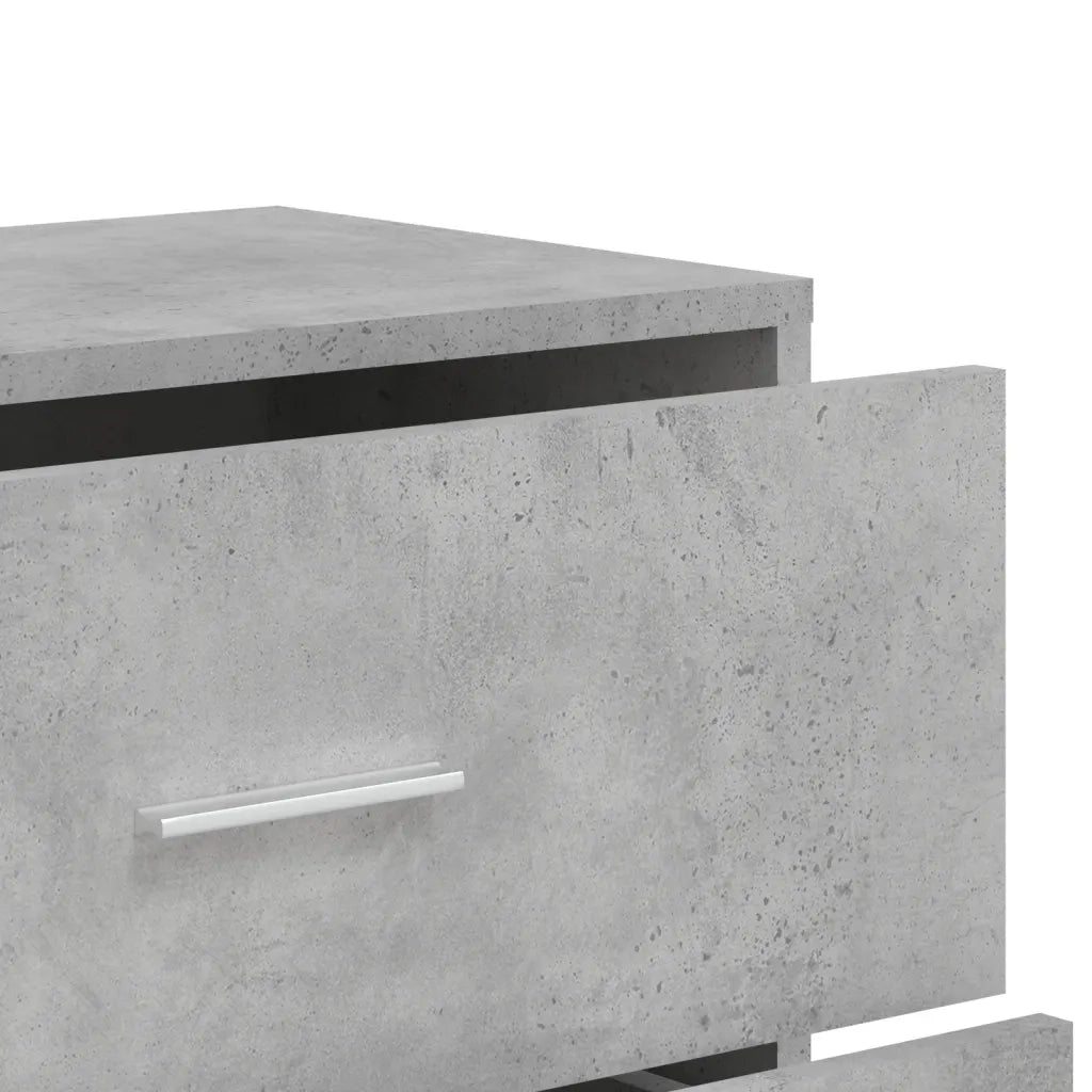 Credenze 2 pz Grigio Cemento 60x31x84 cm in Legno Multistrato 3276584