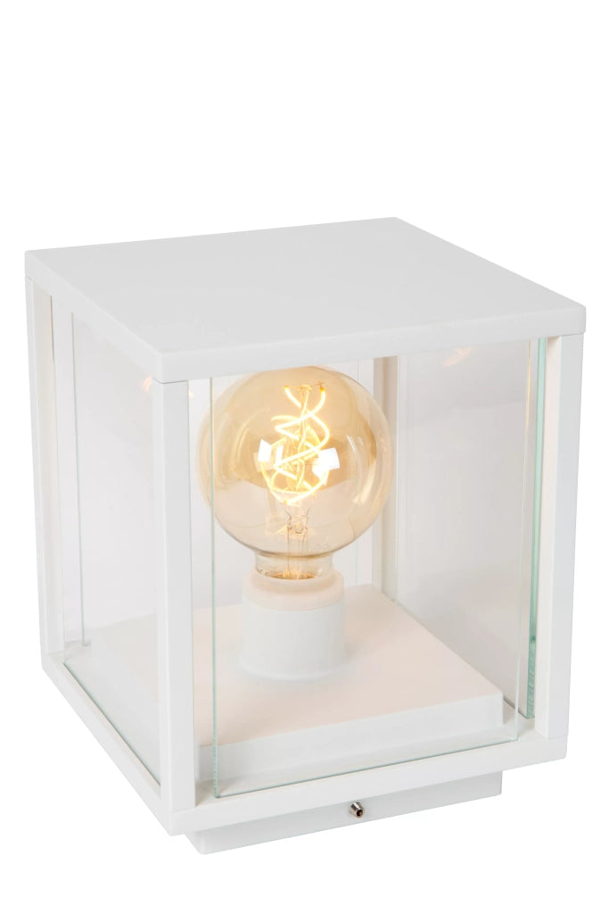 Lampada da esterno a paletto cubo Claire Lucide E27 IP54