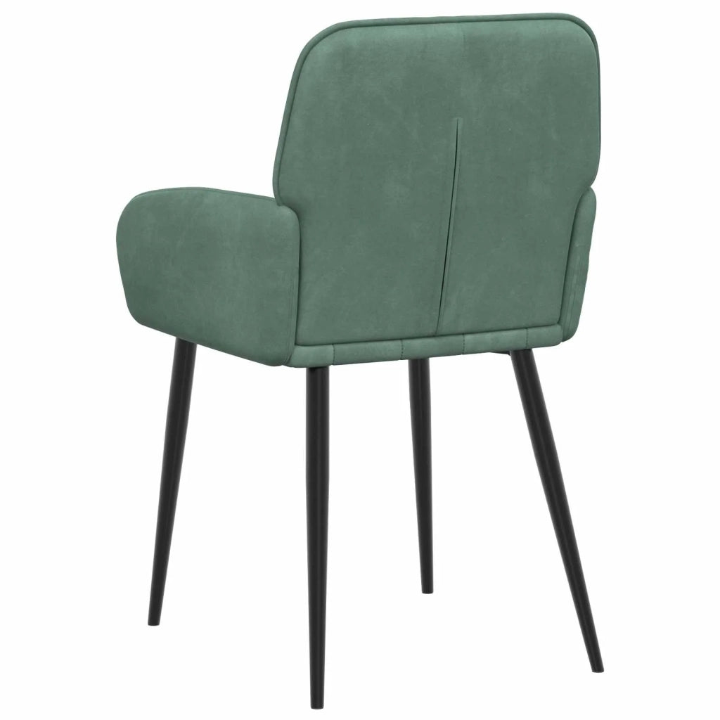 Sedie da pranzo 4 pcs Velluto (V) Verde Mare 56,5 x 50 x 86 cm 3428174