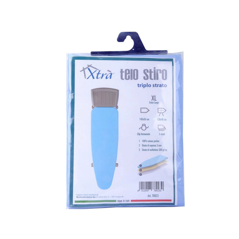 Telo Asse Stiro 3 Strati Clip 140X55 Xtra 09902