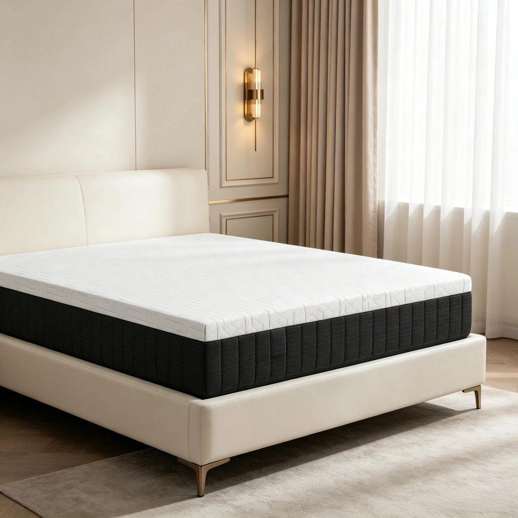 Materasso 140x190 cm, 7 zone, molle insacchettate, schiuma 43D, sfoderabile