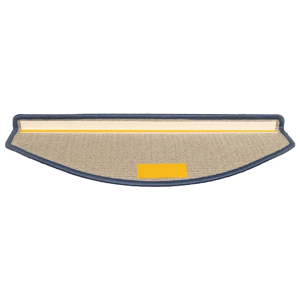 Tappetini per Scale 30 pz Grigio Chiaro e Blu 65x24x4 cm