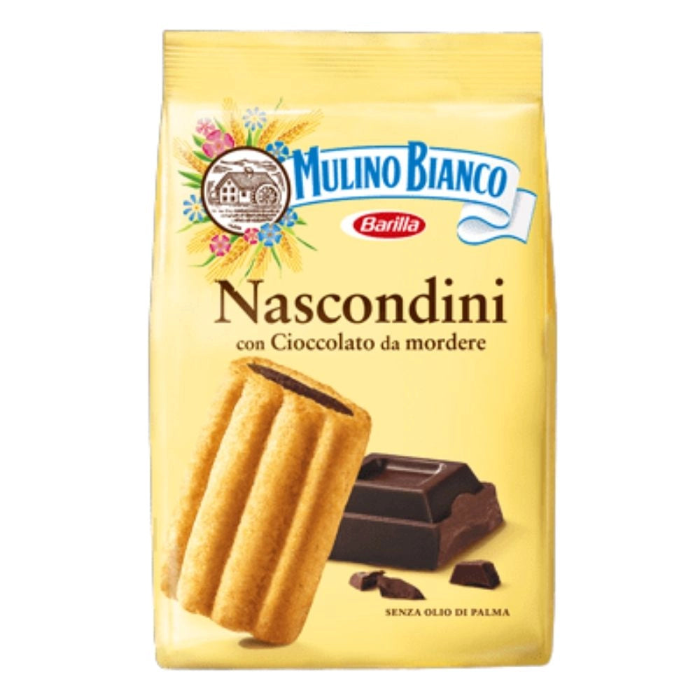 Mulino bianco nascondini con cioccolato in confezione da 330 grammi