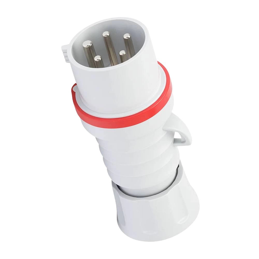 Spina mobile dritta hp ip44 ip54 32a 380 415v rossa