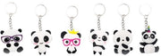 Sostegno per chiavi 6 pezzi - Sostegno per chiavi per bambini - Sostegno per chiavi in PVC - Design creativo - Decorazione appesa - Adatto per bambini - Anello per chiavi