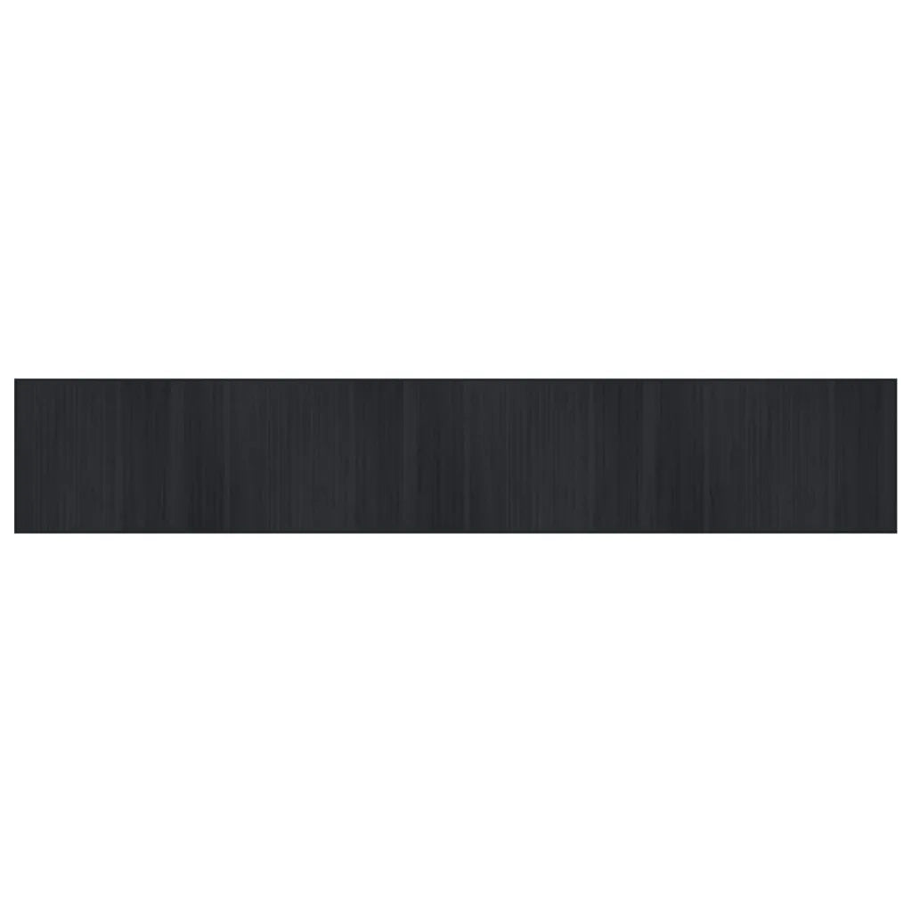 Tappeto Rettangolare Nero 70x400 cm in BambÃ¹