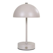 Lampada da Tavolo Holt, Beige, Metallo, 15x15x25 cm