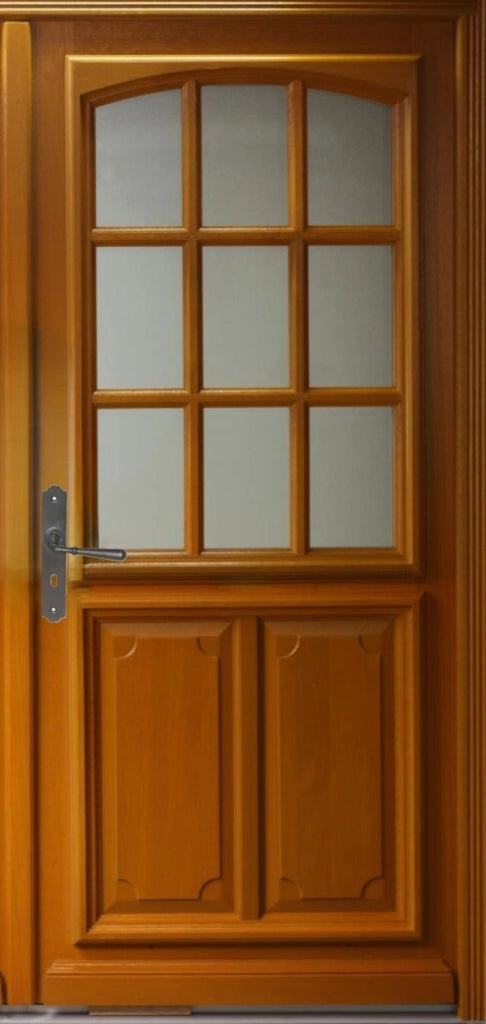 Porta d'ingresso in legno Exo modello 'Marine' 200X90 a destra a spingere senza maniglia