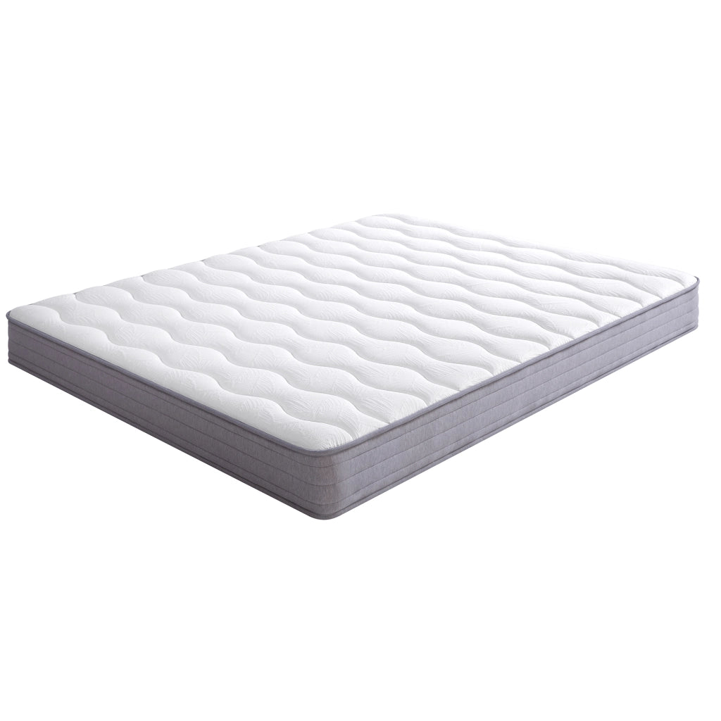 Materasso a molle 160 × 200 cm H3 ergonomico, 20 cm, bianco, per tutti i tipi di riposo