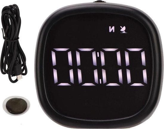Sistema di misurazione della velocità intelligente con display HUD - display digitale in km/h/mph - navigazione GPS - allarme di stanchezza - allarme superamento di velocità - porta USB