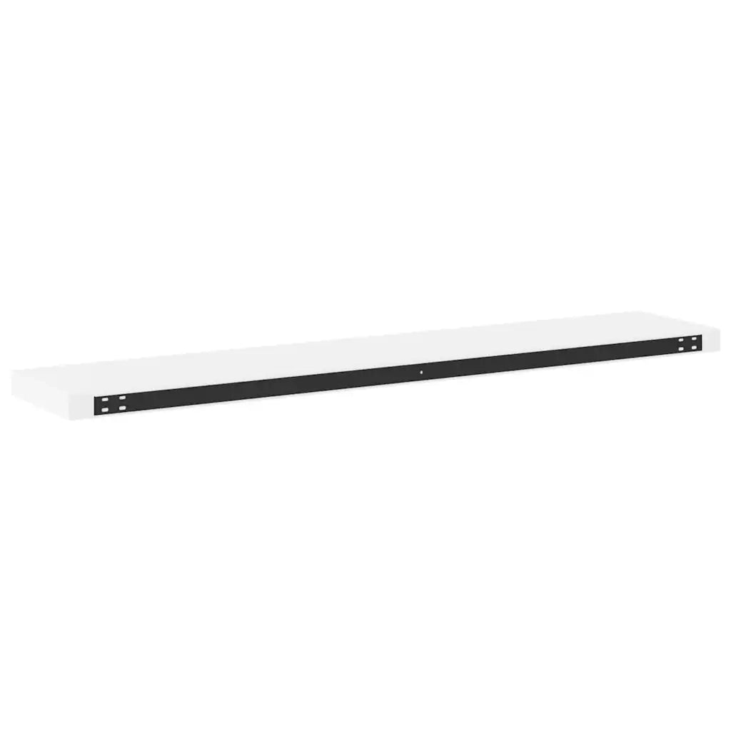 Scaffali a Parete 2 pz Bianchi 120x23,5x3,8 cm in MDF cod mxl 33440