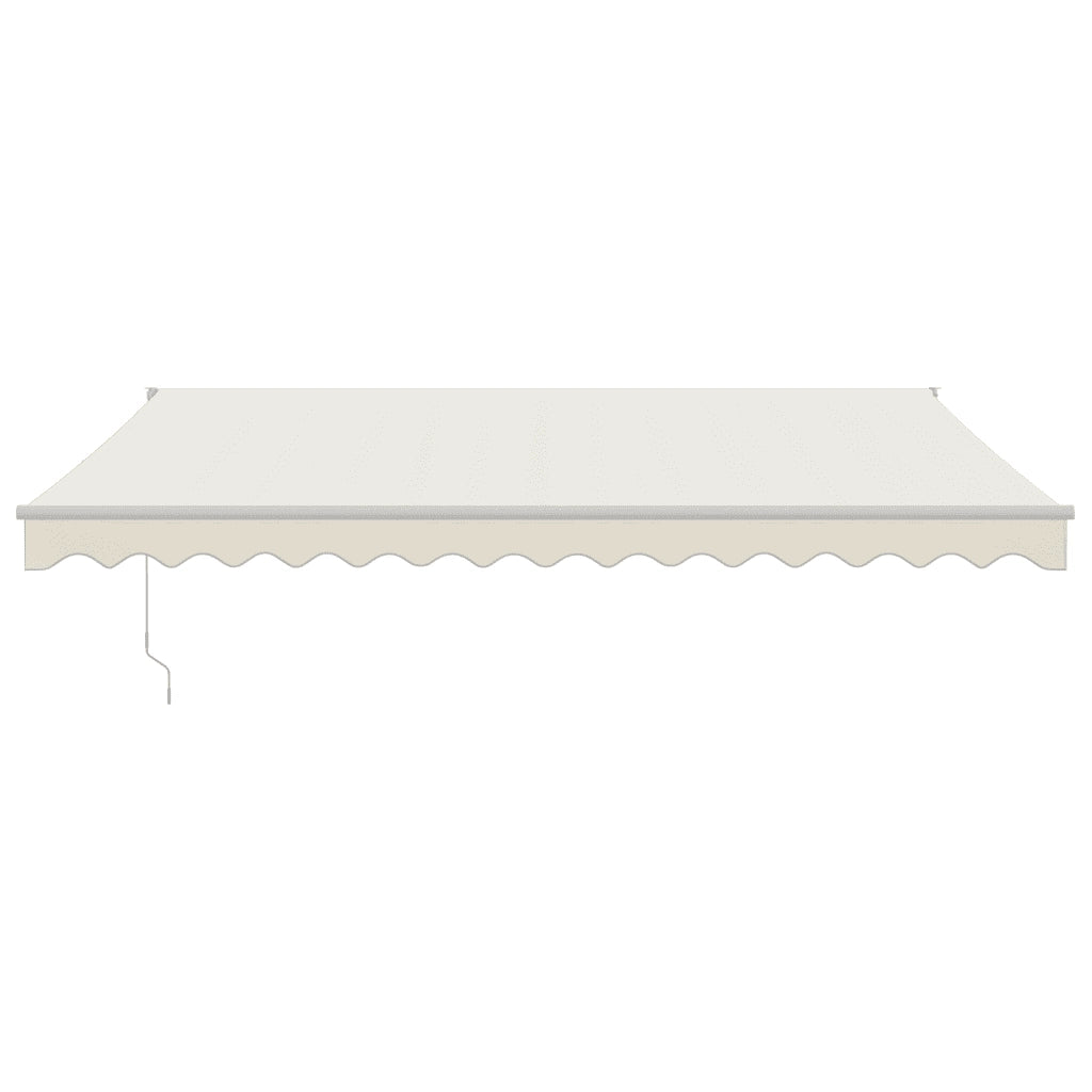 Tendada Sole Retrattile Crema 4x3 m in Tessuto e Alluminiocod mxl 100229