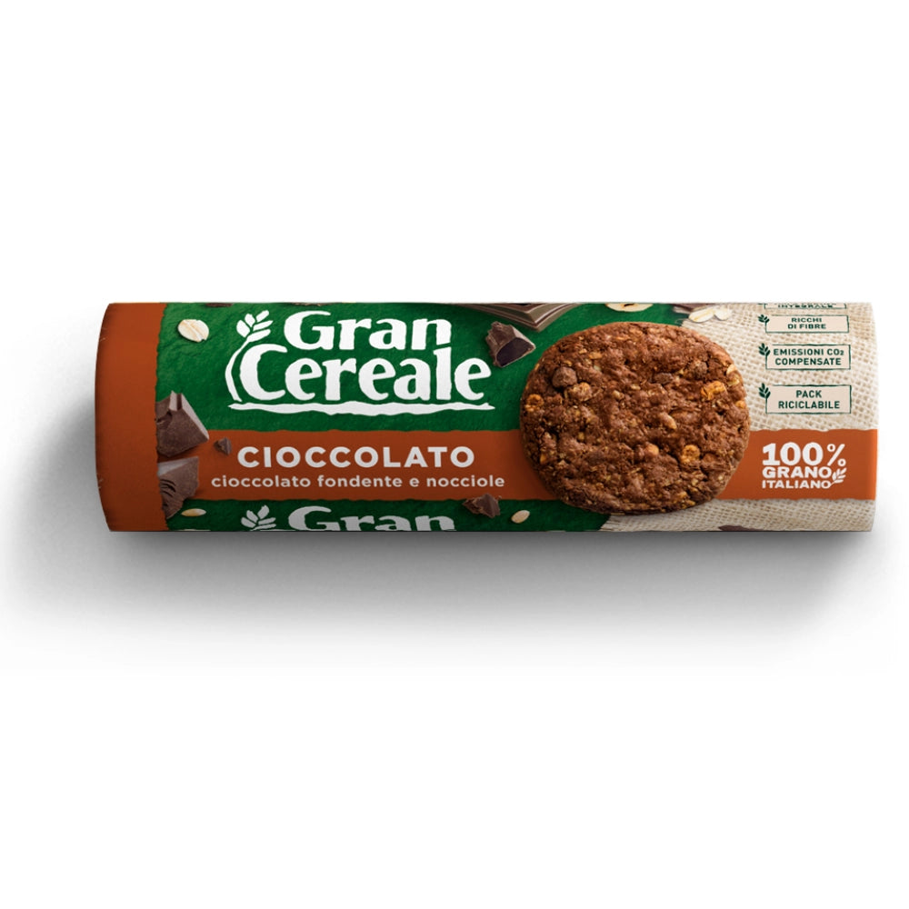 Barilla gran cereale biscotto con cioccolato e nocciole 6 pezzi da 230 grammi