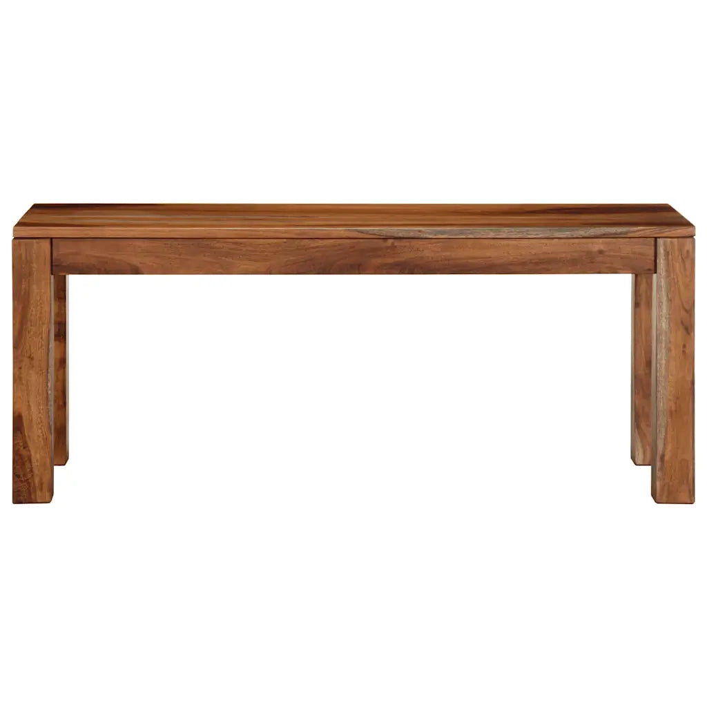Panca-Sgabello 110 cm in Legno Massello di Acacia 236022