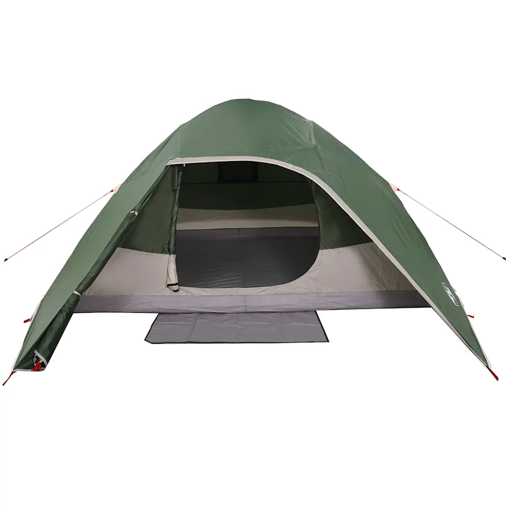 Tenda da Campeggio a Cupola per 6 Persone-Tenda per Escursionismo Verde Impermeabile 648820
