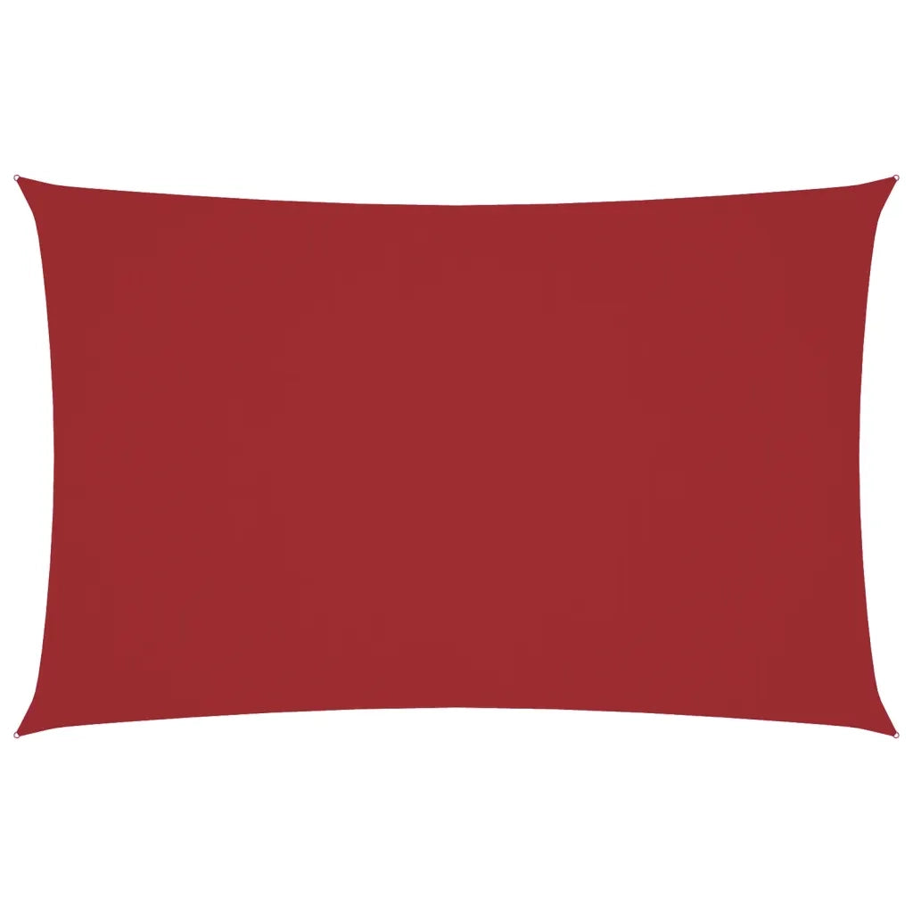 Parasole a Vela Oxford Rettangolare 4x7 m Rosso