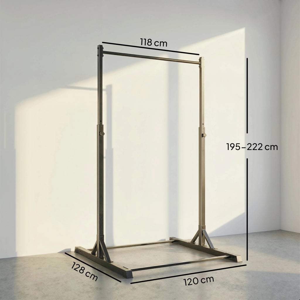 Stazione Multifunzione Power Tower ¨C Xylo ¨C 200 kg, 8 Livelli, Nero