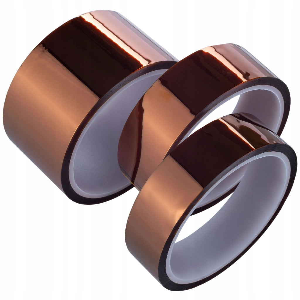 Nastro Kapton 40mm x 33m – Alta Resistenza Termica 240°C | Spessore 0,05mm, Adesivo Silicone
