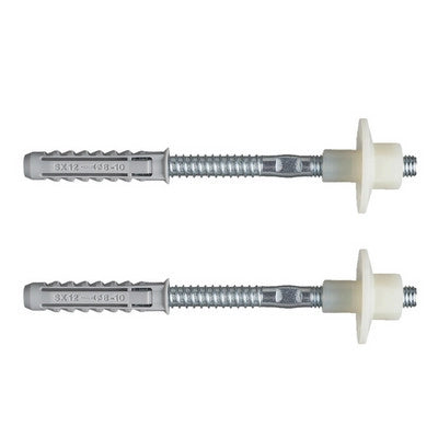 2 PZ ELEMENTI DI FISSAGGIO FISCHER PER LAVABI SEMI-INCASSO WD- Tass 12 Viti M10x120- FISCH- pezzi 1