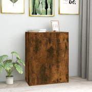 Credenza Rovere Fumo 60x30x75 cm in Legno Multistrato 815378