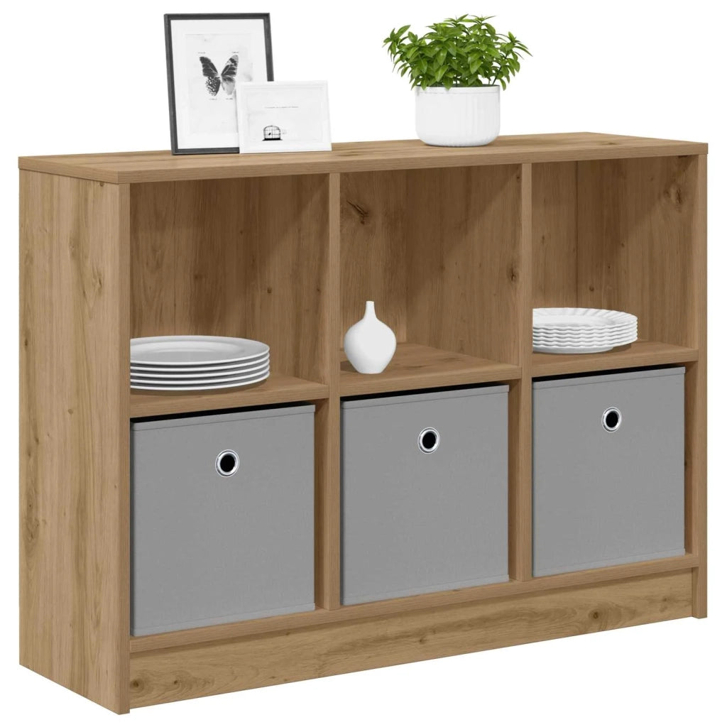 Credenza con cassetto Rovere artigianale 88,5 x 27,5 x 63,5 cm
