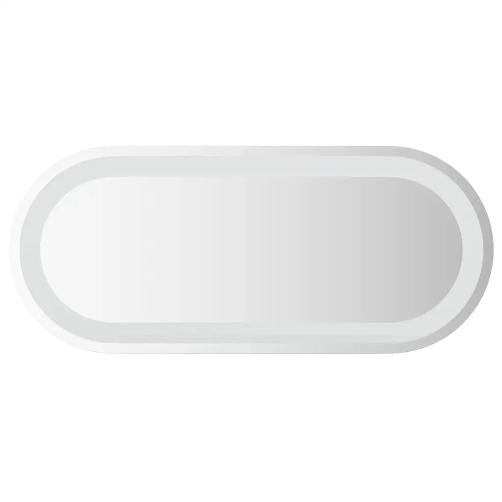 vidaXL Specchio da Bagno LED 70x30 cm Ovale