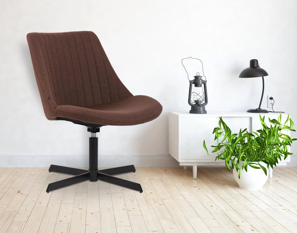 Sedia da Lounge Granby marrone