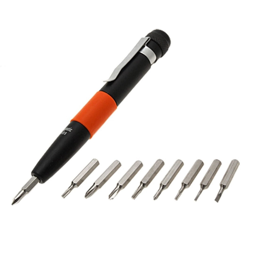 Trade Shop - Kit Penna Cacciavite Torx 9 Pezzi Per Orologi Telefoni Tascabile -